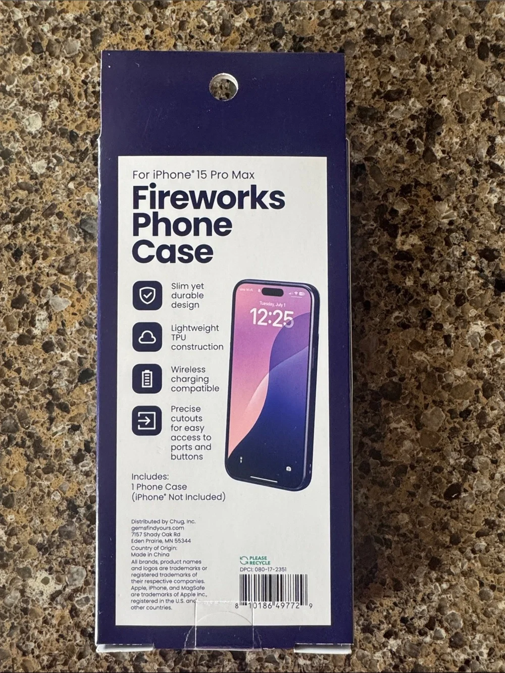 NEW Unopened Fireworks Design Phone Case for iPhone 15 Pro Max